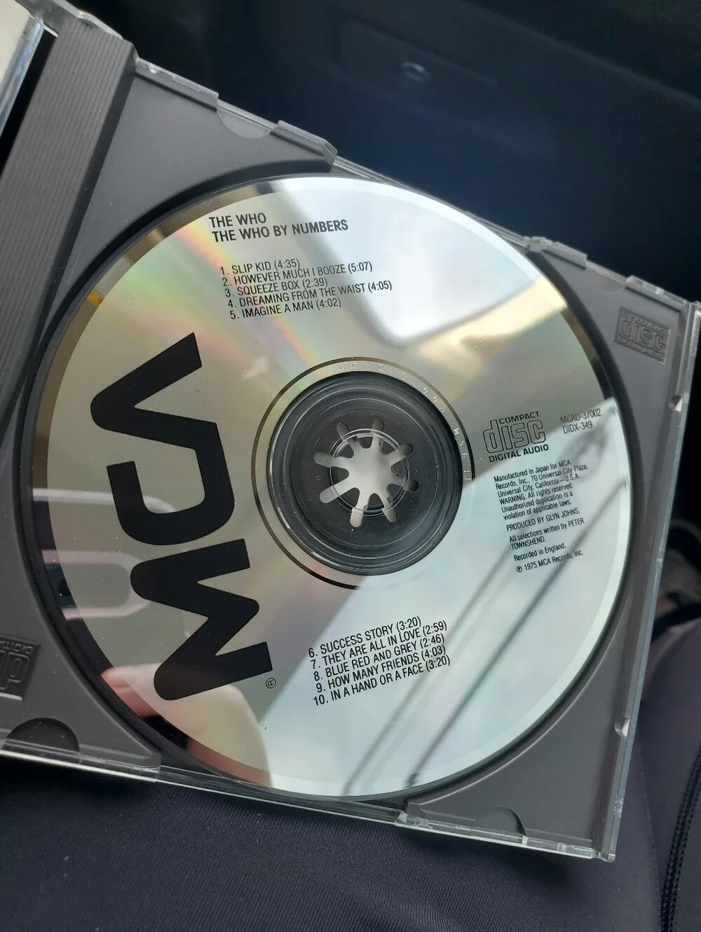 The Who By Numbers CD